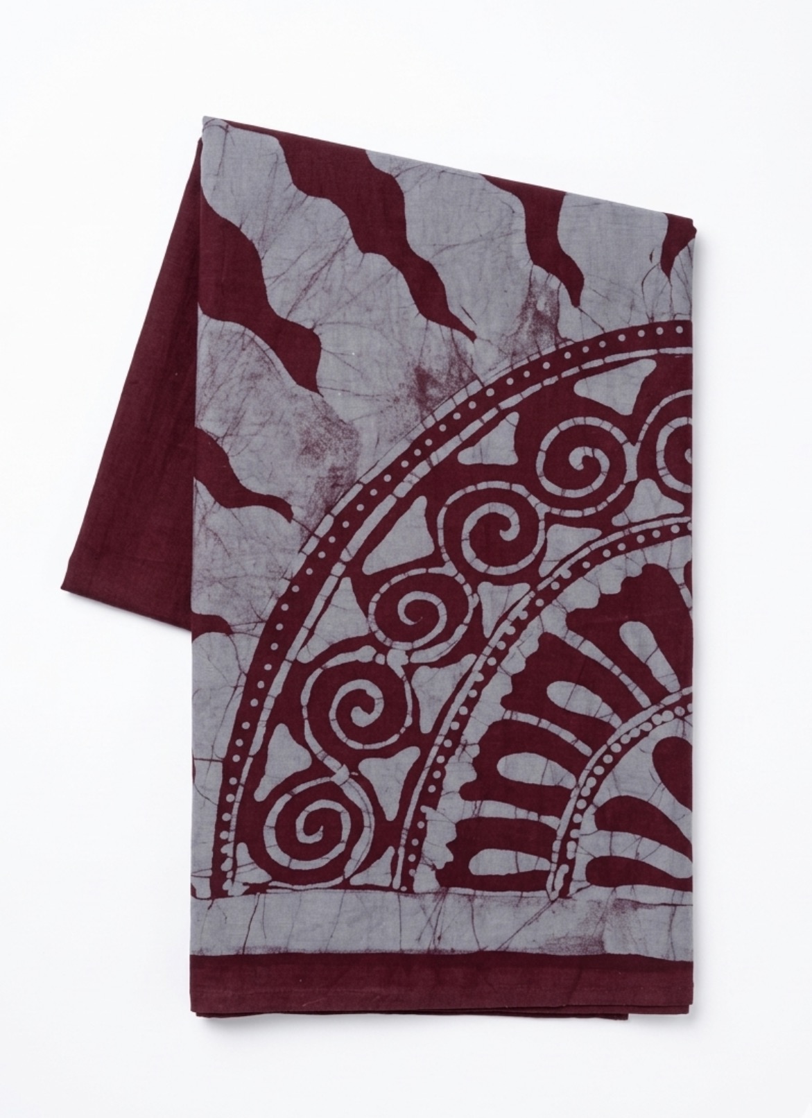 BEETLE SOLARIS BATHIK SARONG - MAROON RED